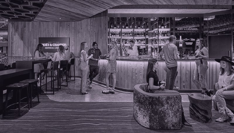 Choctaw Club — private VIP lounge at Moody Center